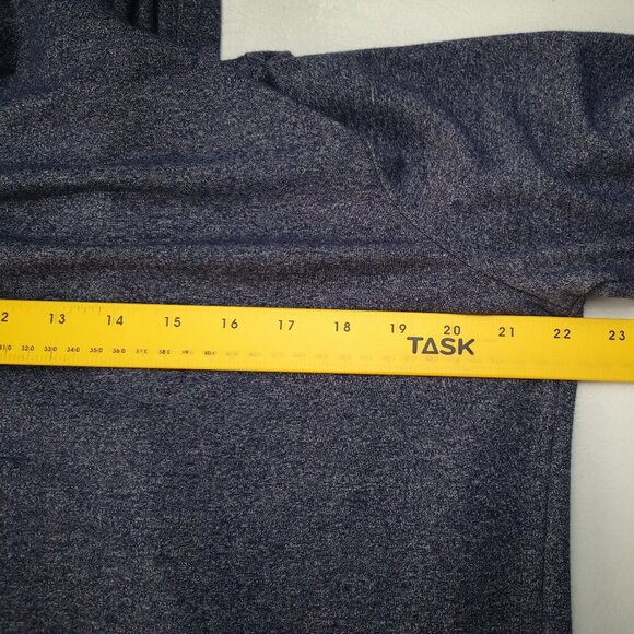 Hyba Ladies Size Large Navy Straight Fit Open Cardigan with Hood - Picture 8 of 12